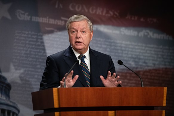 The late US senator Lindsey Graham co-authored a bill that led to tensions with China.