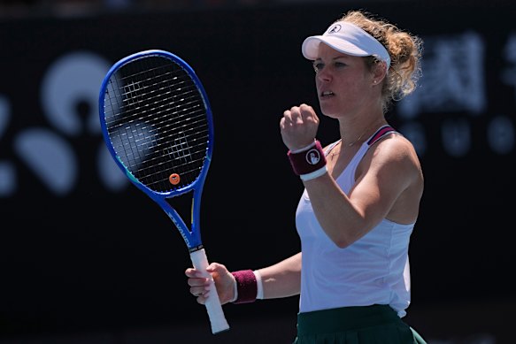 Laura Siegemund pushed Maddison Inglis to the limit in her round two match.