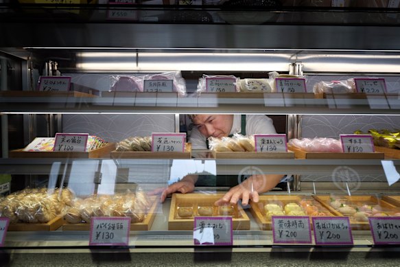 Shigeyuki Kaneta, 54 is a fourth-generation baker whose family store in Nanmoku has supplied locals and tourists with cakes and sweets for 140 years. 