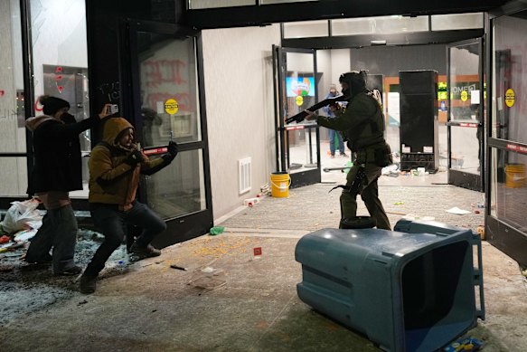 Protesters in Minneapolis targeted the hotels where federal agents are staying, making noise outside the building to keep them up at night.