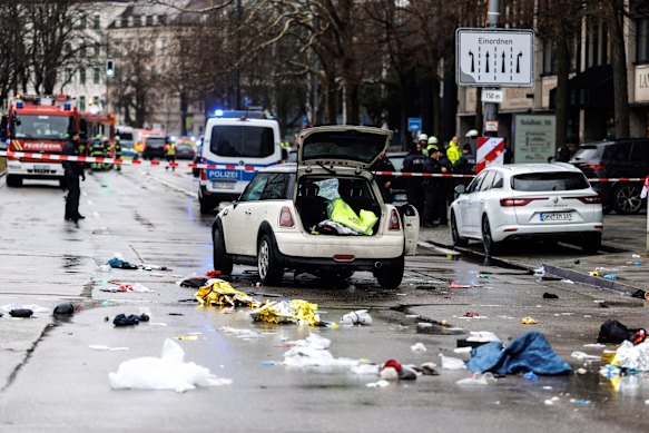 The incident comes a day before the start of the Munich Security Conference, which draws scores of foreign government officials to the city.