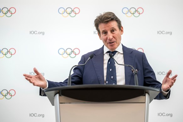 World Athletics president Sebastian Coe.