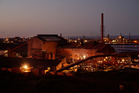The Whyalla steelworks in South Australia is in adminstration for the second time in less than a decade.