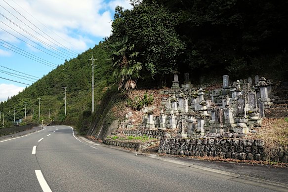 Old family graveyards in Nanmoku have become a portent of its future as well as tribute to its past.