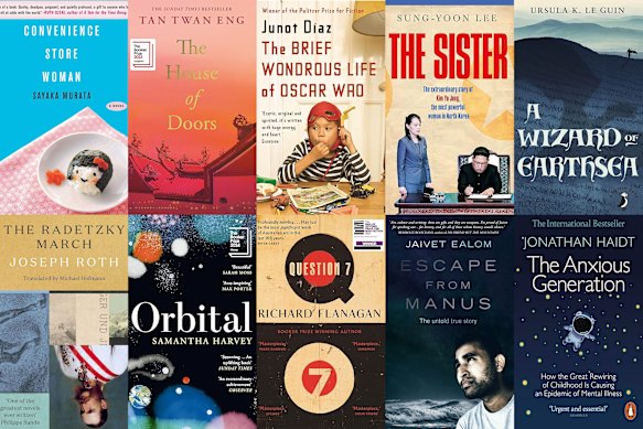 Some of the books read by David Crowe. 