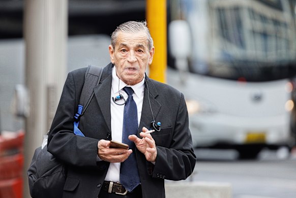 Michael Anthony Lunn, also known as Tony Lunn, arrives at court on Wednesday for the judge’s verdicts.