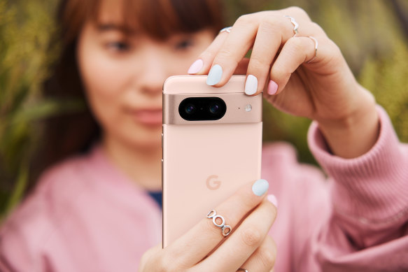 The Pixel 8 has new cameras, more powerful AI and keeps the chunky camera bar.
