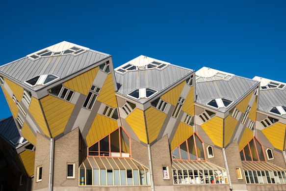 But where does the furniture go? The Kijk-Kubus Museum-House, Rotterdam.