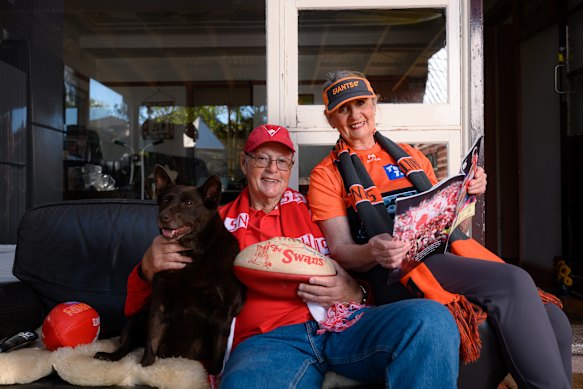 Bennett has been a Giants fan for 13 years but also supports the Swans, Sharp’s team. 