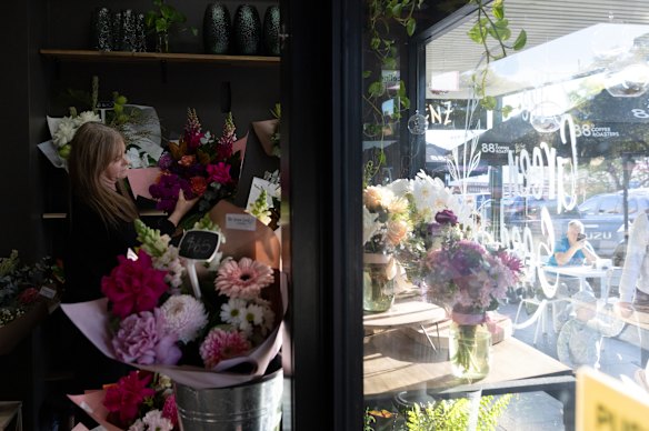 The Green Seed florist brings colour and beautiful blooms to Argyle Street.