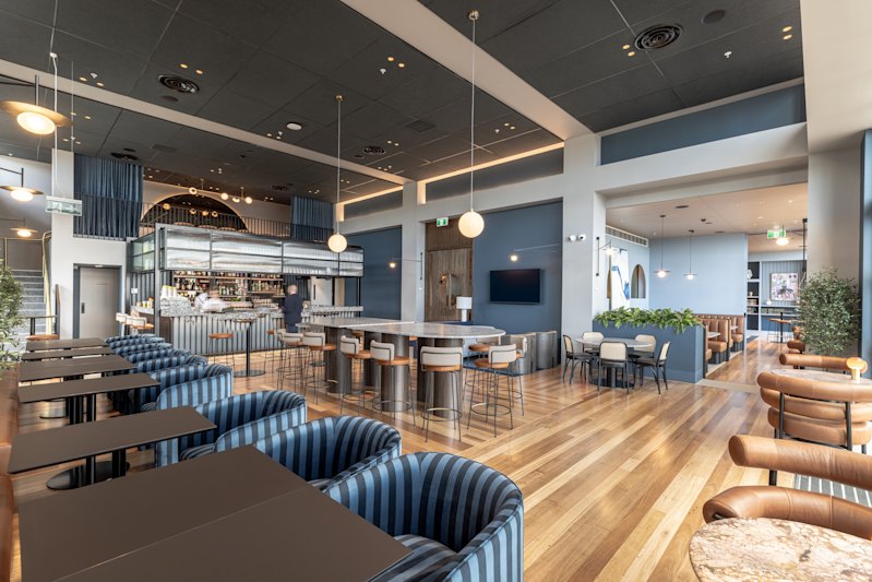 The Jolimont Club hospitality area on Level 6.
