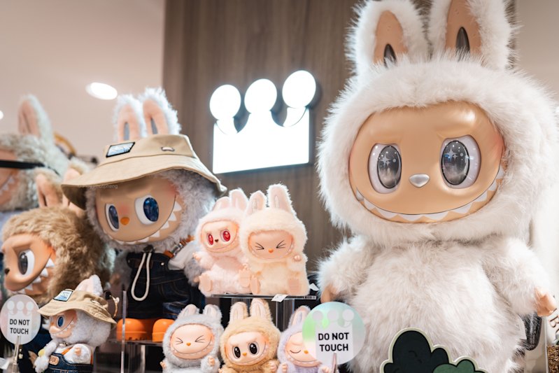 The sharp-fanged monster dolls are the major sales driver for owner Pop Mart.