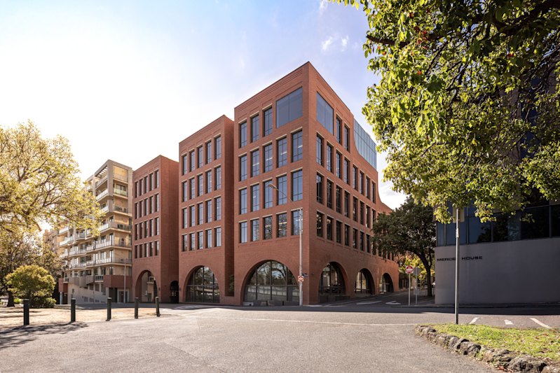 Gate 8, at 88 Jolimont Street in Melbourne’s city-fringe suburb of Jolimont, is the newly built six-floor home of Harris Capital, the family office of Flight Centre co-founder Geoff Harris. 