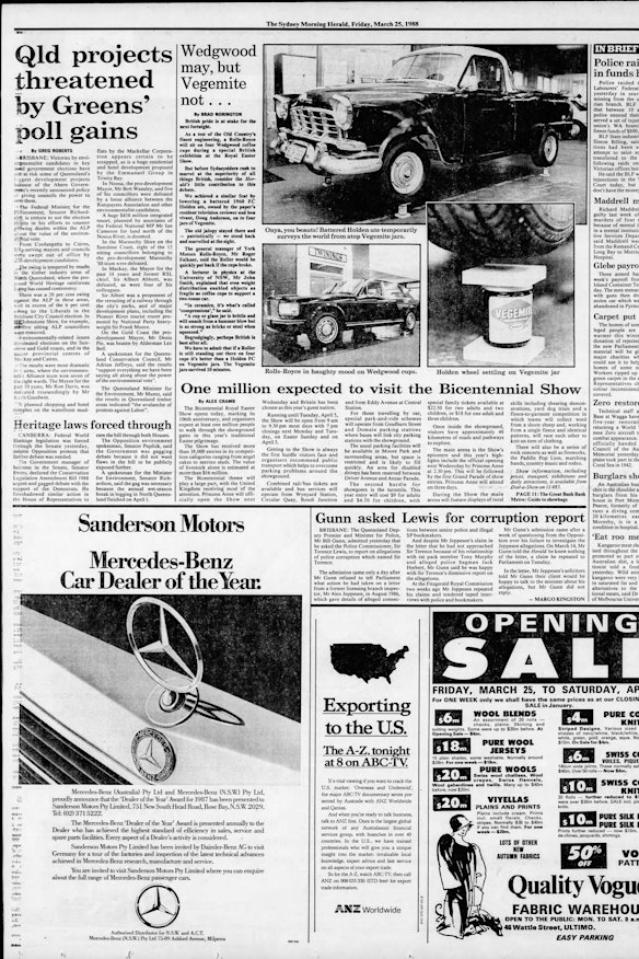 Alas, no Walkley Award was forthcoming for my greatest story idea.