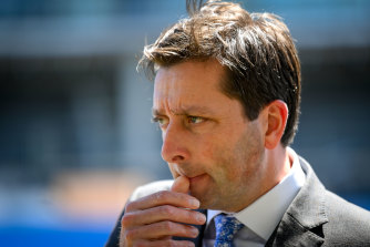 Amer : le chef de l'opposition Matthew Guy.