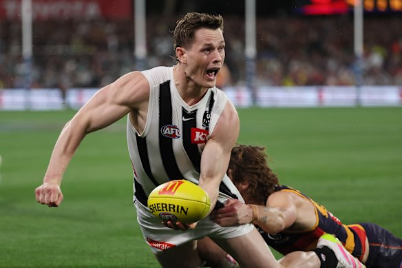 Ned Long’s AFL career took off once he made it to Collingwood.