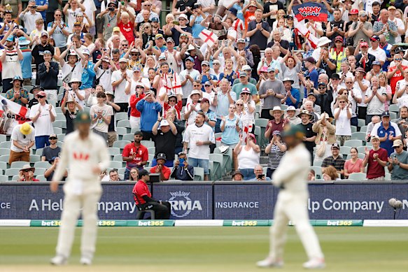 The Barmy Army have had little to celebrate during the Ashes.