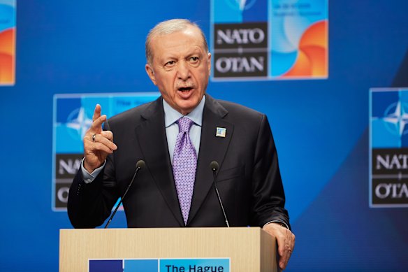 Turkish President Recep Tayyip Erdogan