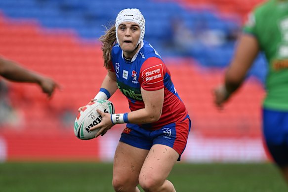 Jesse Southwell in the Knights’ victory against the Raiders.