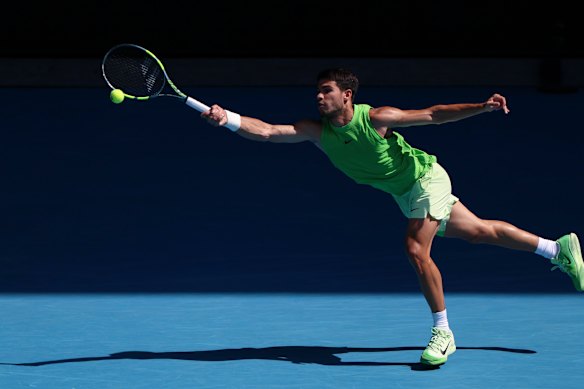 Alcaraz is yet to win the Australian open title.