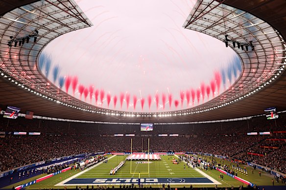 Berlin paid about $7.4 million per NFL game, with the first taking place late last year.