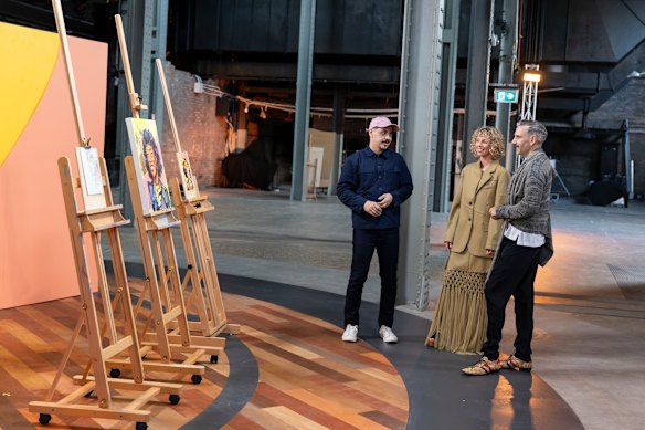 Judges (from left) Abdul Abdullah, Bree Pickering and Robert Wellington.