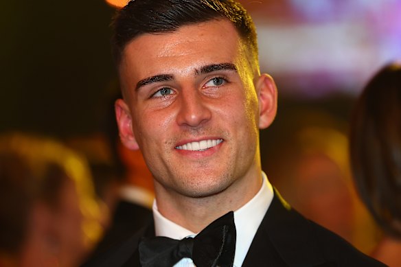 Nick Daicos at the Brownlow count.