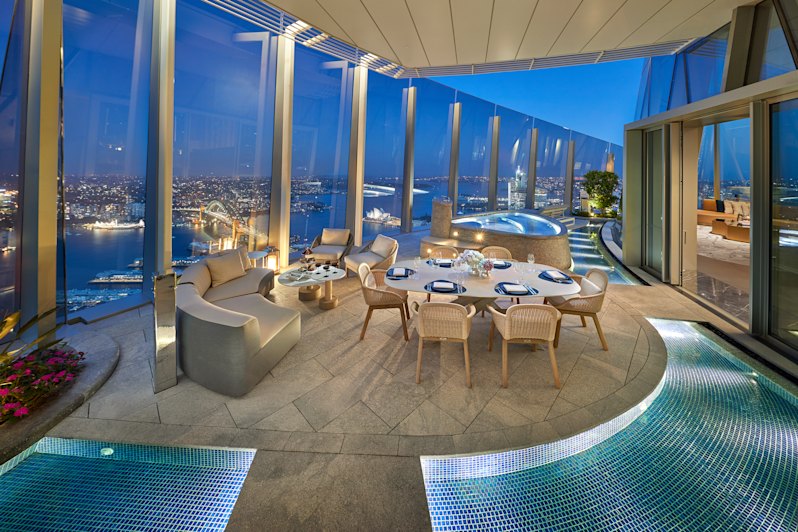 Fancy watching the New Year’s fireworks from a spa in the Crown Towers Sydney presidential villa?