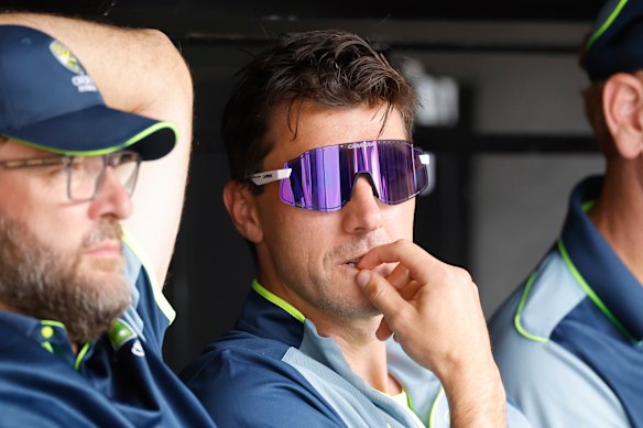 Hoping to be back soon: Pat Cummins.