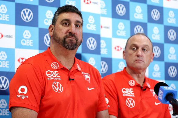 Dean Cox has replaced John Longmire as Sydney coach.