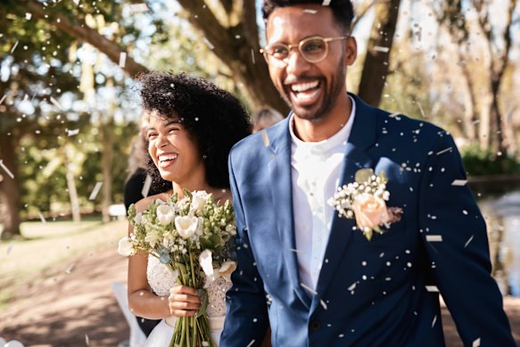 Confetti and rice would be banned during outdoor weddings in public parks under the North Sydney Council proposal.