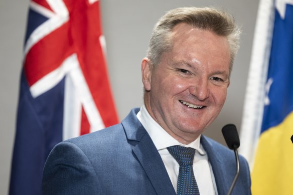 Minister for Climate Change and Energy Chris Bowen.