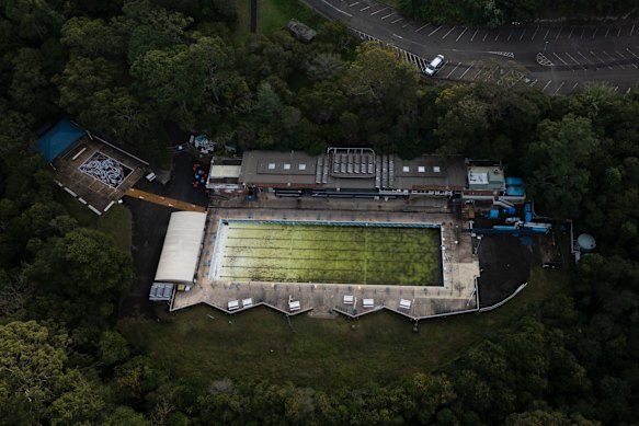What the Epping Aquatic Centre looked like in May.