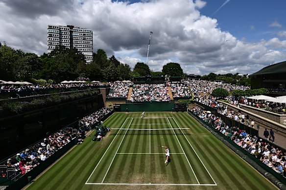 The mood and outlook at Wimbledon today.
