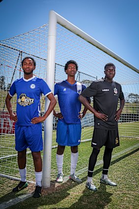 Madagascar captain Jonny Tewoderos (centre) only got his VCE results this week.