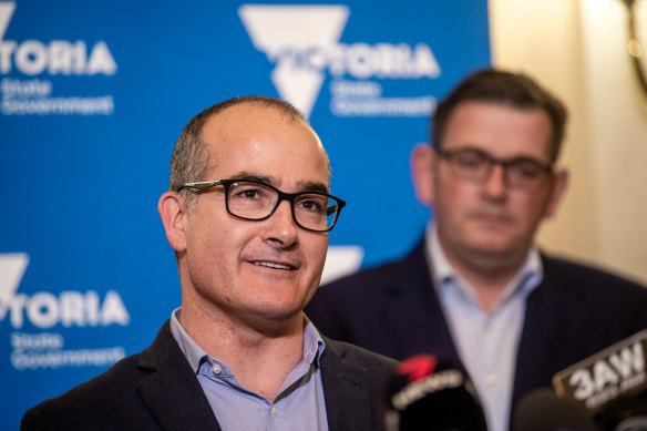 James Merlino quits as deputy premier in 2022. He is now chair of the Suburban Rail Loop Authority.