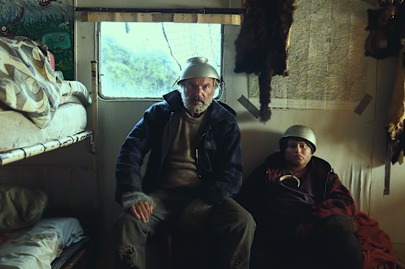 Sam Neill and Julian Dennison in Taika Waititi’s Hunt for the Wilderpeople. 