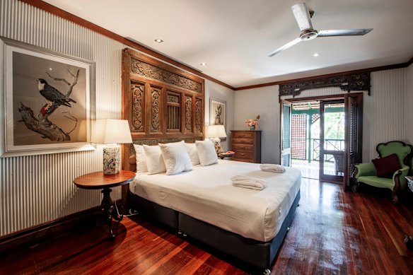 Early-Broome-style is echoed in details such as jarrah floors and wide verandahs.