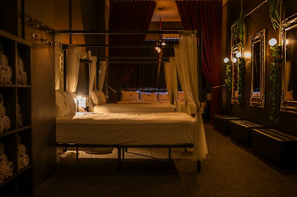 The “orgy room” at Our Secret Spot in Sydney, which was designed to have “female energy”