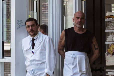 Sylvester Terzini (left) and his father Maurice at their former venue, Snack Kitchen.