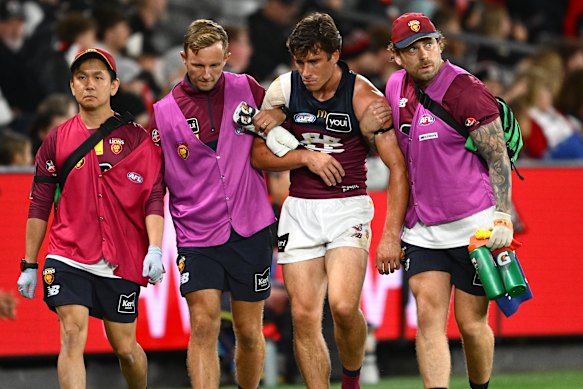 The Lions’ Noah Answerth has suffered back-to-back concussions.