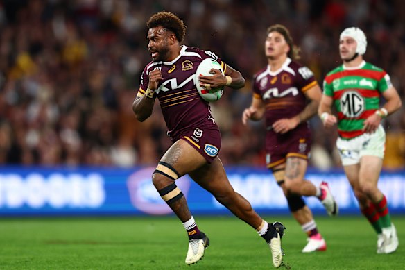 Ezra Mam will come off the bench in the Broncos’ preliminary final clash with Penrith at Suncorp Stadium on Sunday.