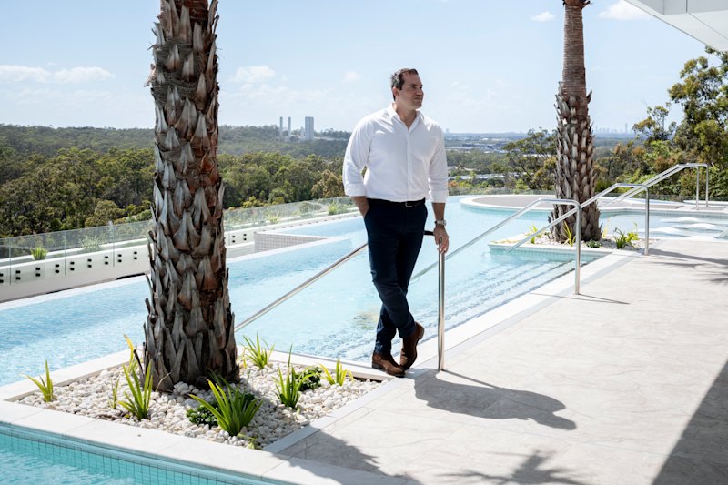 Looking for growth: GemLife CEO Adrian Puljich at the listed company’s GemLife Gold Coast community.