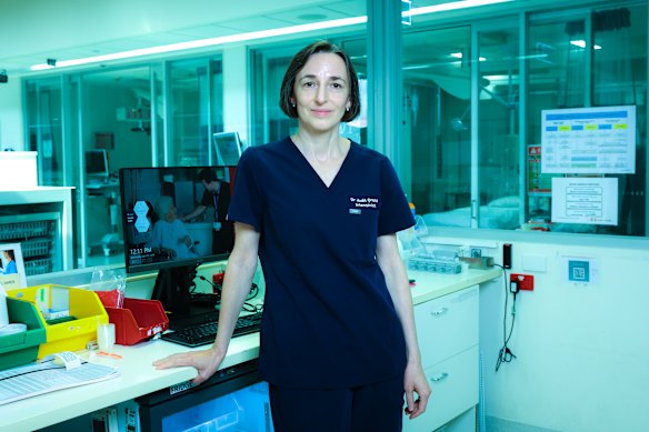 Dr Judit Orosz, Deputy Director (Operations) Alfred Intensive Care Unit gave the green light for critically injured Travis Reyes to be flown to The Alfred while on ECMO, ultimately helping to save his life.