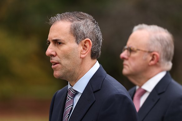  Treasurer Jim Chalmers defended federal budget measures against criticism by Chris Minns. 