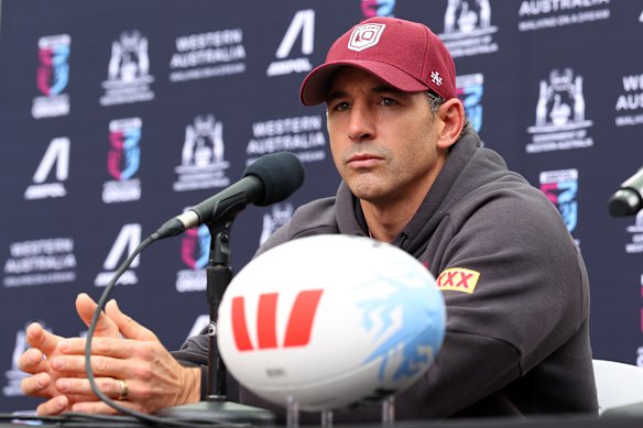 Maroons coach Billy Slater is still not seeing eye to eye with Triple M radio station. 