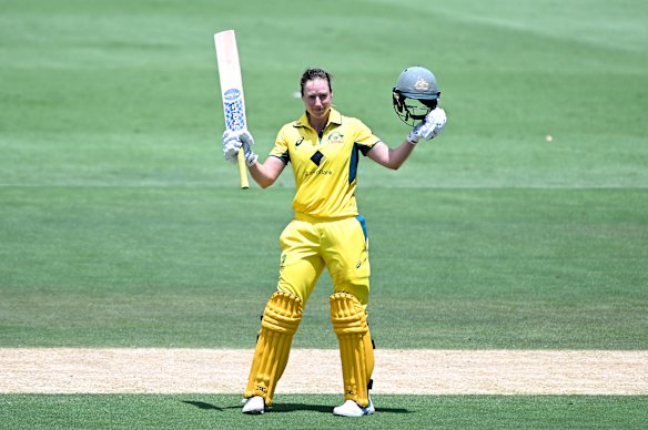 Ellyse Perry will take to Allan Border Field as one of Australia’s most recognisable athletes.