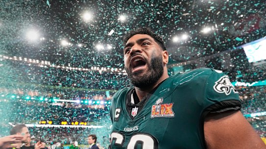 Sydney-born Super Bowl winner Jordan Mailata.