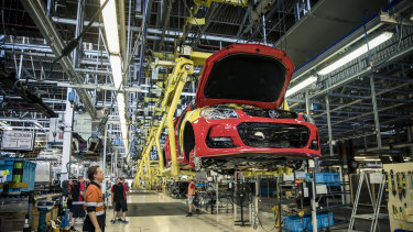 The last VFII Commodore Redline to come out of the Elizabeth factory in Adelaide on October 20, 2017.