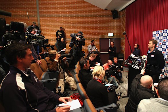 Simon Katich attacked the selectors at a fiery but focused press conference.